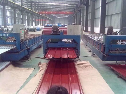 Αγορά Έγχρωμο JIS G3322 CGLCC ASTM A792 EN10169 DX51D+AZ Κυματοειδές χαλύβδινο φύλλο οροφής online manufacture
