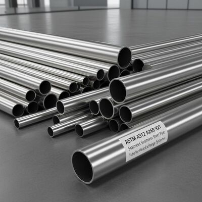 Αγορά ASTM A312 A213 A269 321 Σωλήνας και σωλήνας από ανοξείδωτο χάλυβα χωρίς ραφή για συστήματα ανταλλαγής θερμότητας online manufacture