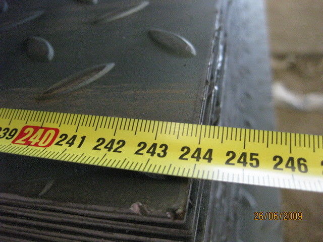 2348mm SPHC/ASTM A36/SAE 1006 καυτό - κυλημένο ελεγμένο πιάτο χάλυβα, 1.5 - πάχος 40.0MM