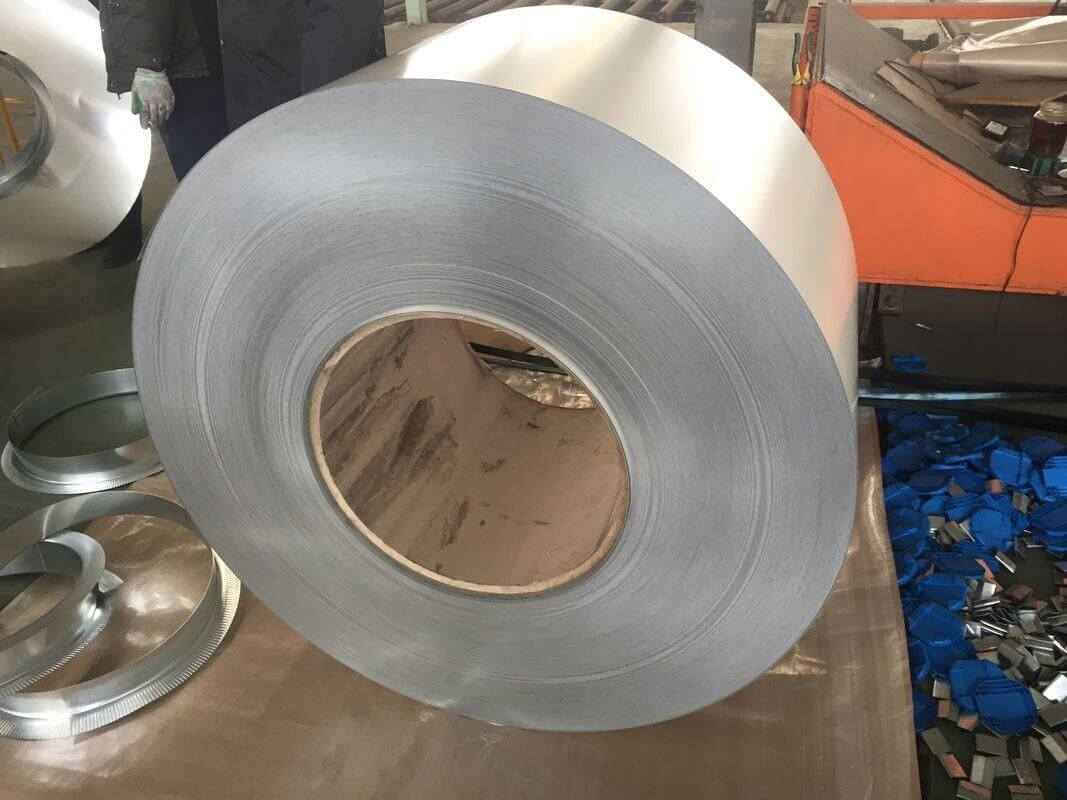 JIS Soft Commercial / Lock Forming PPGL Coil με επικάλυψη AZ30·AZ150 για οικοδομικά πάνελ και φύλλα οροφής
