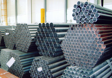 Circle and Ellipse ERW Welded Steel Pipes Q195 Q215 Q235 SPHC SPCC για δομική και κατασκευαστική χρήση