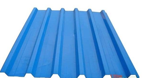Έγχρωμο JIS G3322 CGLCC ASTM A792 EN10169 DX51D+AZ Κυματοειδές χαλύβδινο φύλλο οροφής
