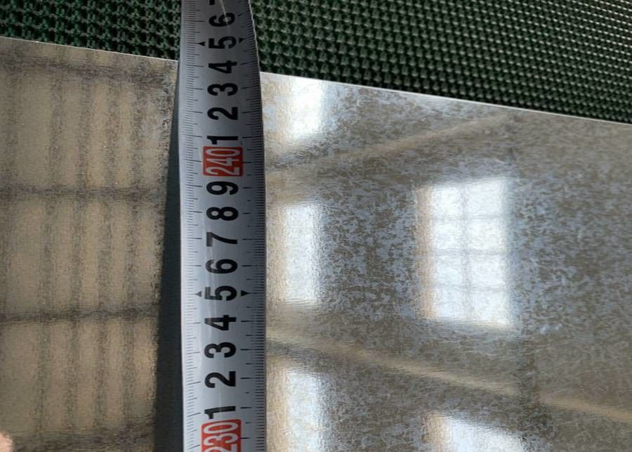0.15–3.8mm JIS G3302 SGCC Γαλβανισμένο εν θερμώ φύλλο χάλυβα Z40–Z275 για εφαρμογές σε σωληνώσεις και κατασκευές
