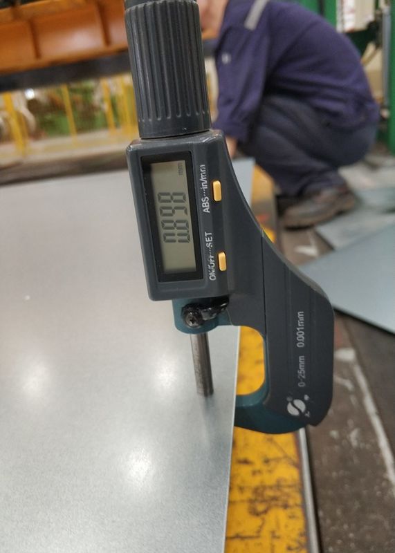 0.15mm Λεπτό Γαλβανισμένο Εν Ψυχρώ Φύλλο Χάλυβα SGCC DX51D Πλάτους 1000–1500mm για Οικιακές Συσκευές και Εφαρμογές Λαμαρίνας