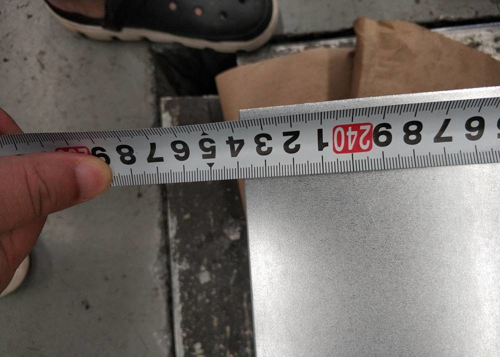 3.8mm Z275 DX51D Γαλβανισμένο εν θερμώ χαλυβδόφυλλο πλάτους 1000–1500mm για δομικές και κατασκευαστικές εφαρμογές